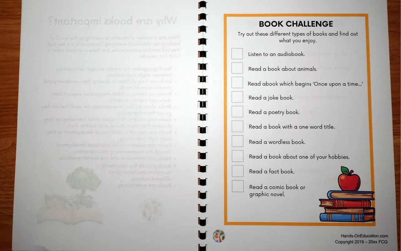 KS1 Book Challenge
