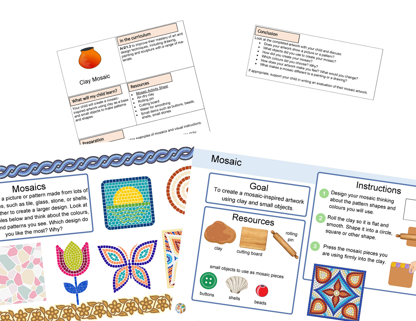 KS2 Play with Clay Activities