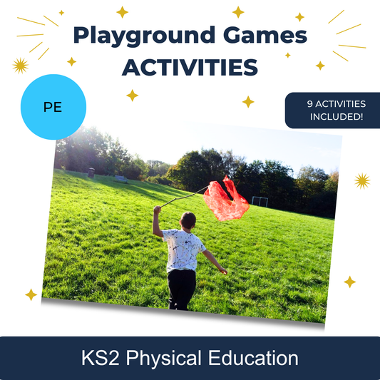 Actividades de juegos de patio de recreo KS2