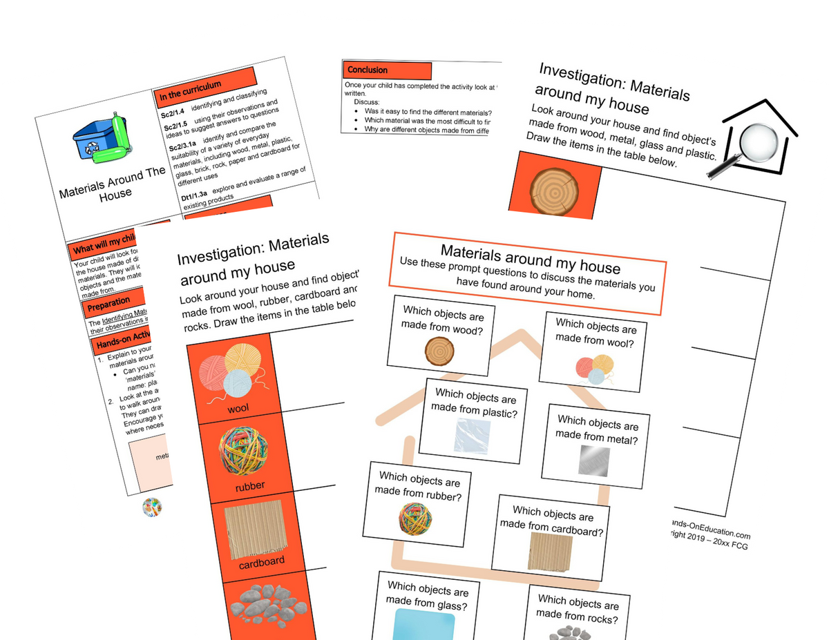 Year 2 Properties of Materials Activities | KS1 Science, Art & DT Pack ...