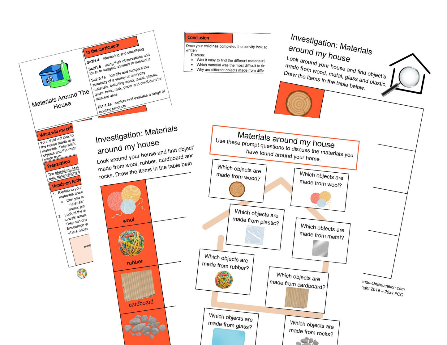 Properties Of Materials Activities