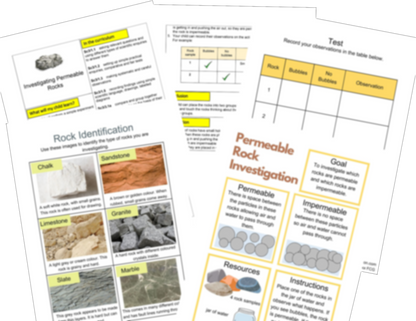 KS2 Roches et activités du sol