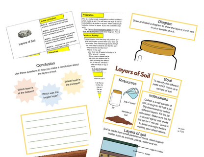 KS2 Actividades sobre rocas y suelos