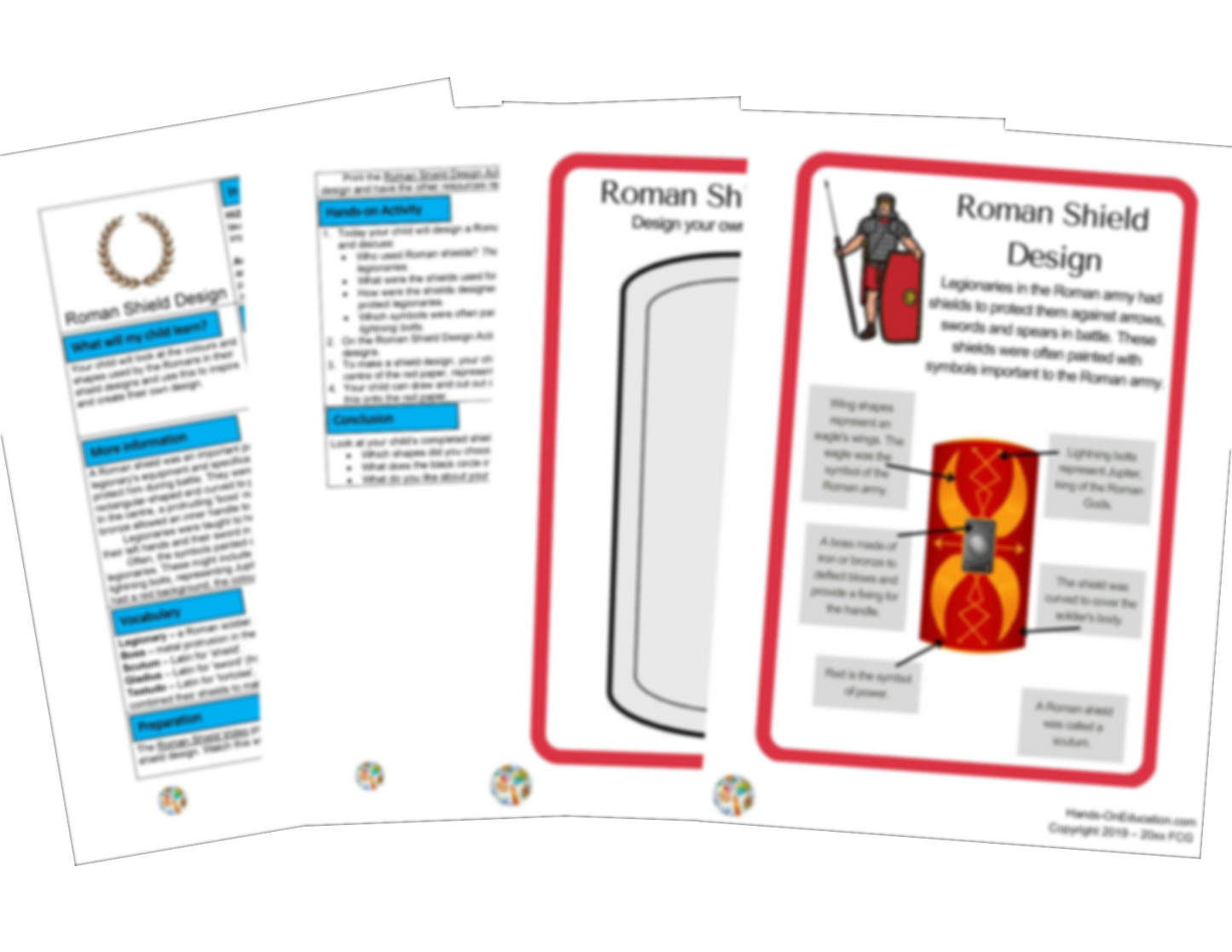 KS2 Romains en Grande-Bretagne Activités