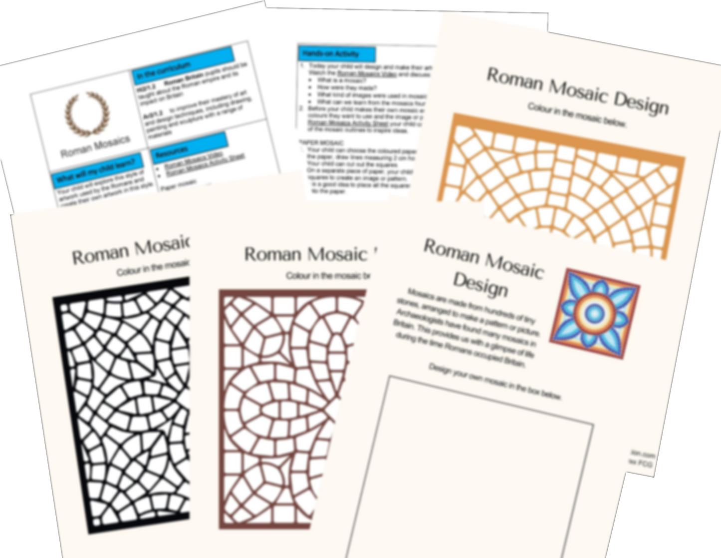 KS2 Romains en Grande-Bretagne Activités