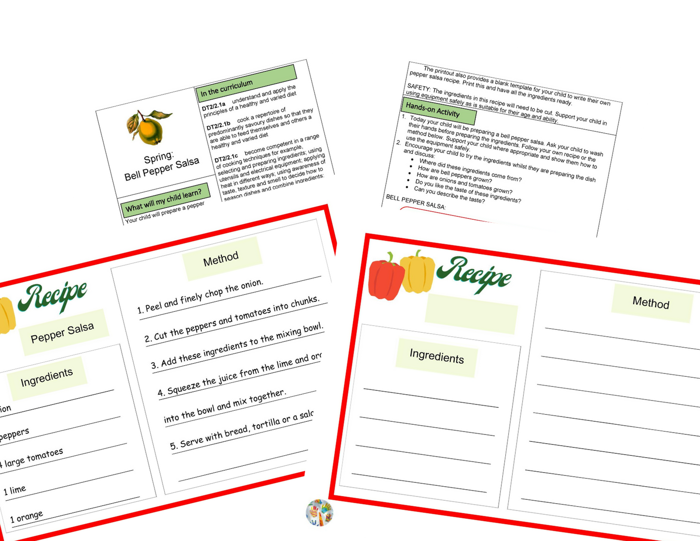 KS2 Seasonal Cooking + Recipe Journal