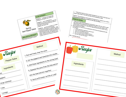 KS2 Seasonal Cooking + Recipe Journal