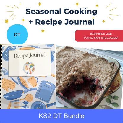 KS2 Seasonal Cooking + Recipe Journal