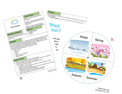 Year 1 Seasons + Nature Journal