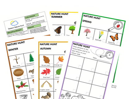 Year 1 Seasons + Nature Journal