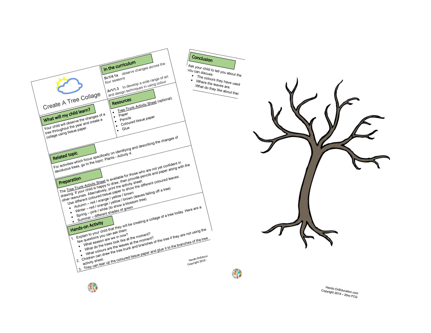 Year 1 Seasons + Nature Journal