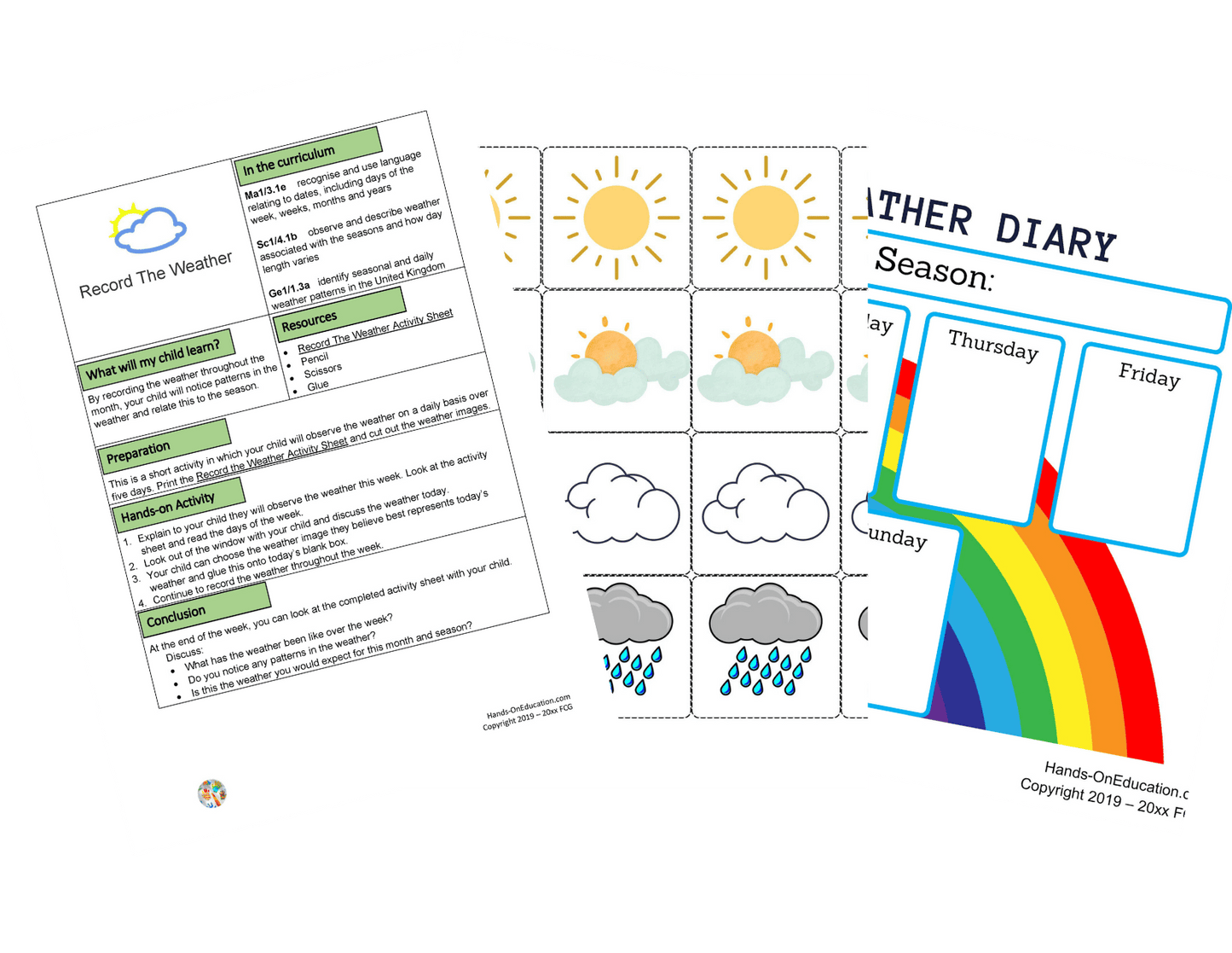 Year 1 Seasons + Nature Journal