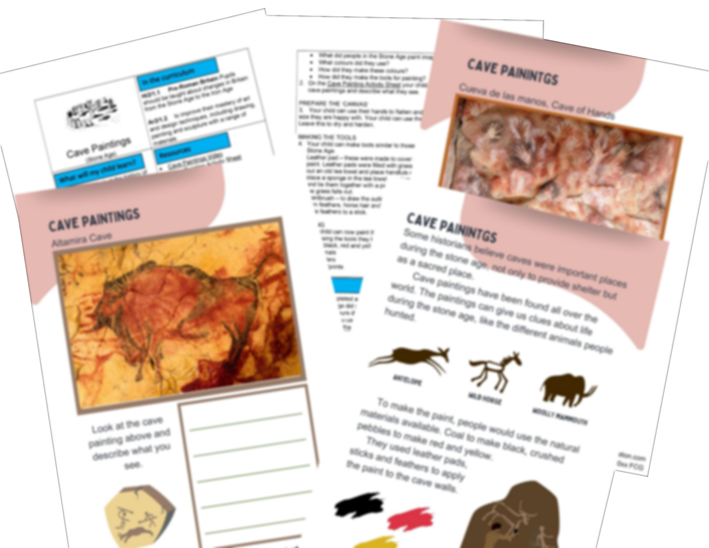 KS2 Actividades de la Edad del Bronce y del Hierro en Piedra