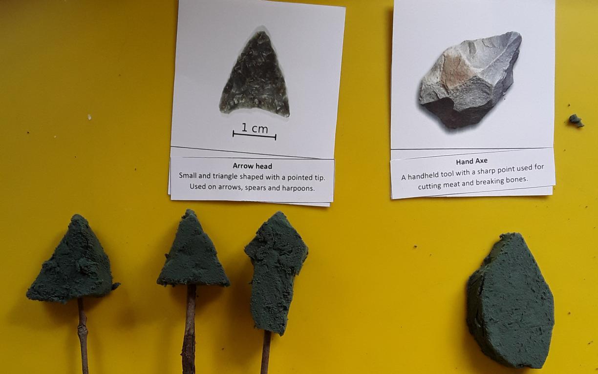 KS2 Actividades de la Edad del Bronce y del Hierro en Piedra