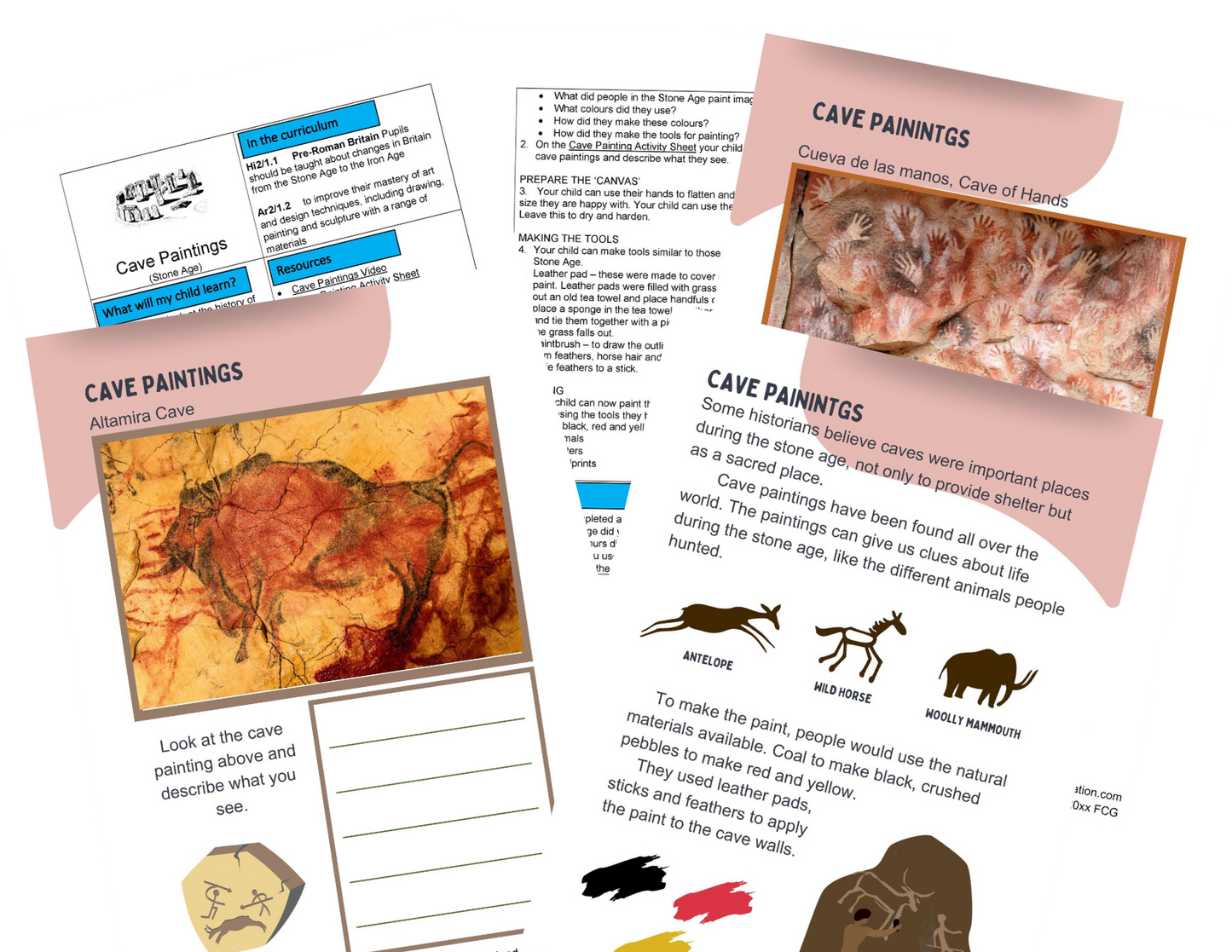 KS2 Actividades de la Edad del Bronce y del Hierro en Piedra