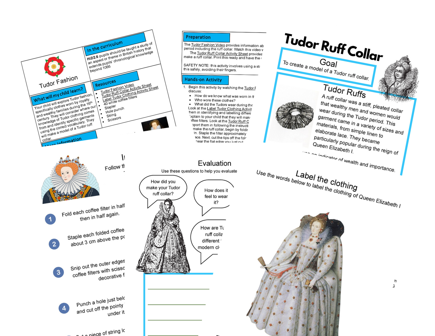 KS2 The Tudors + History Timeline Notebook