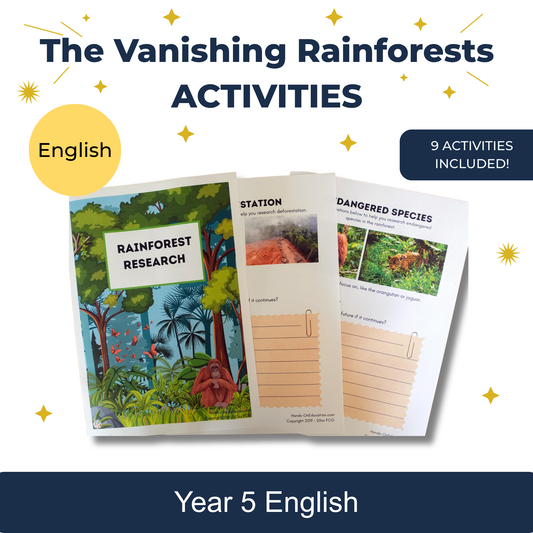 Year 5 The Vanishing Rainforests Activities