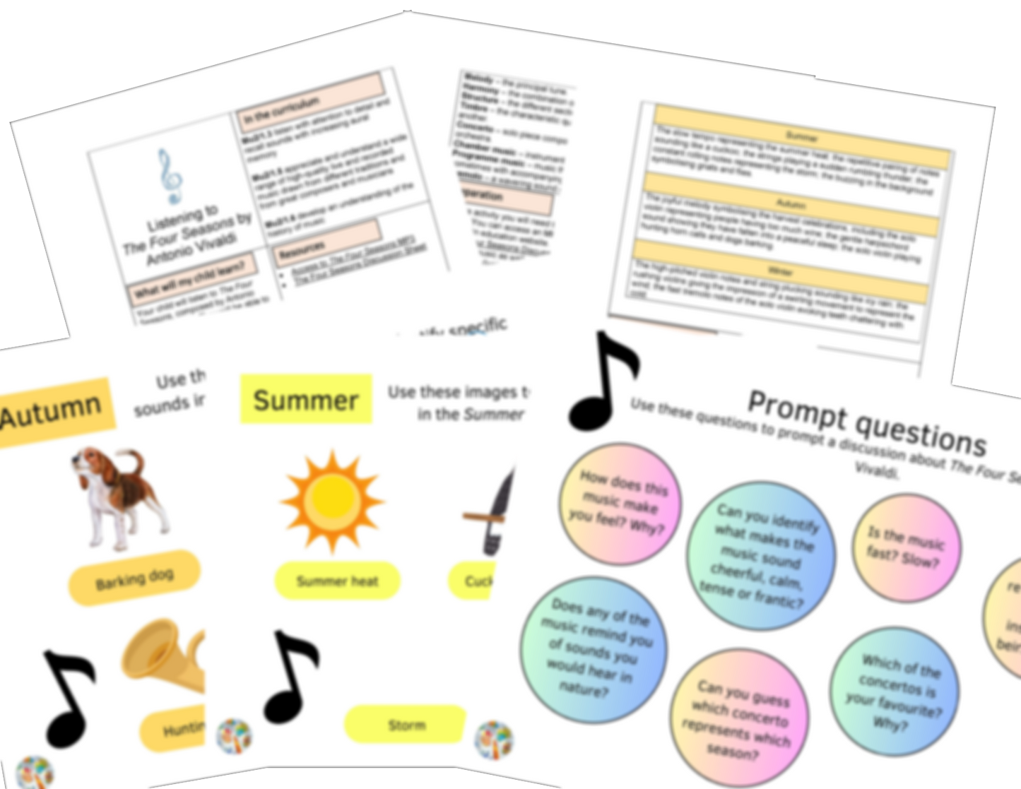 KS2 Antonio Vivaldi Activities