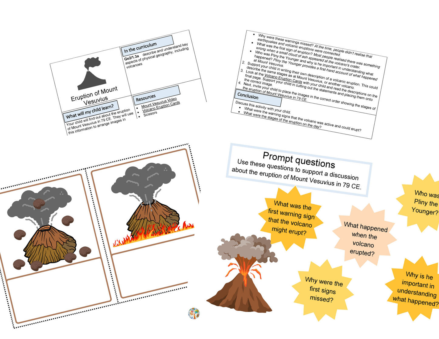 KS2 Volcanoes + STEM Journal