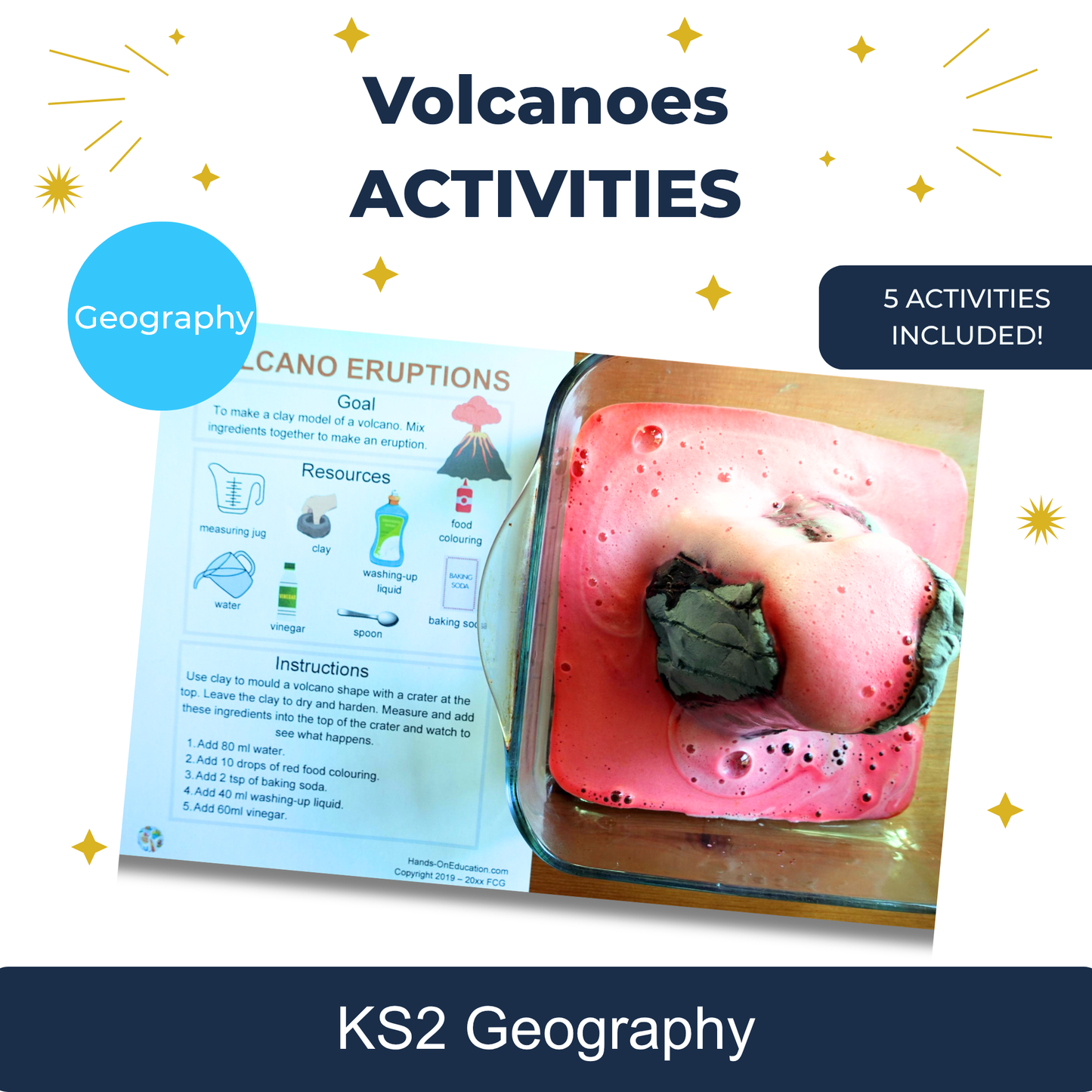 KS2 Volcanoes Activities