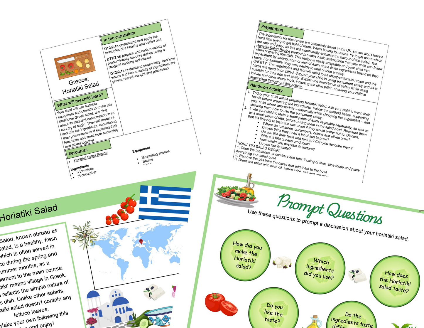 KS2 World Foods + Recipe Journal